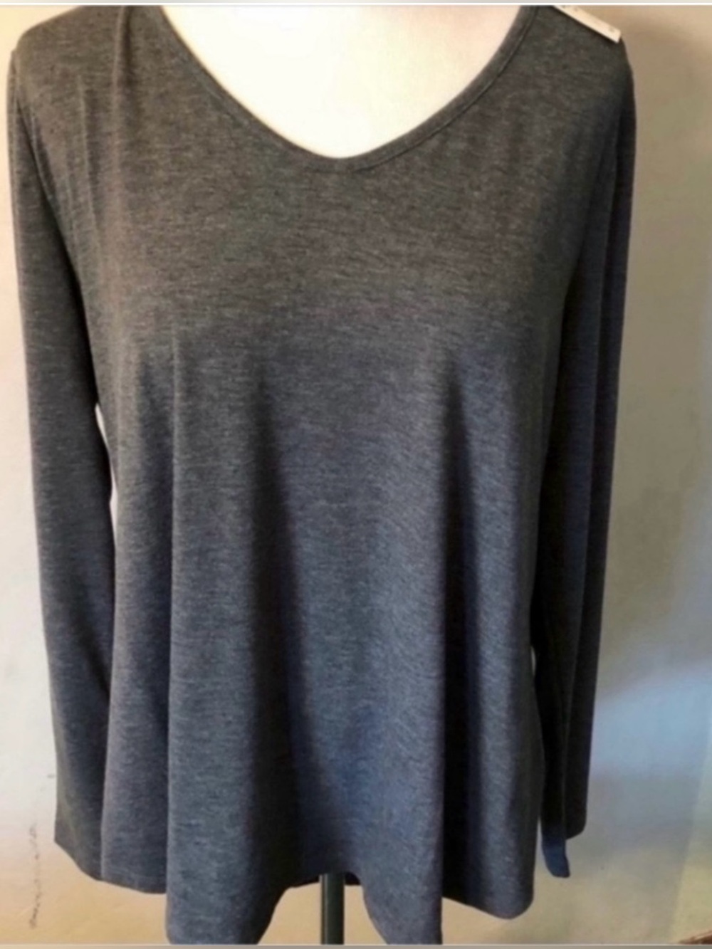 Lane Bryant XL Gray/Black Blouse(NWT)